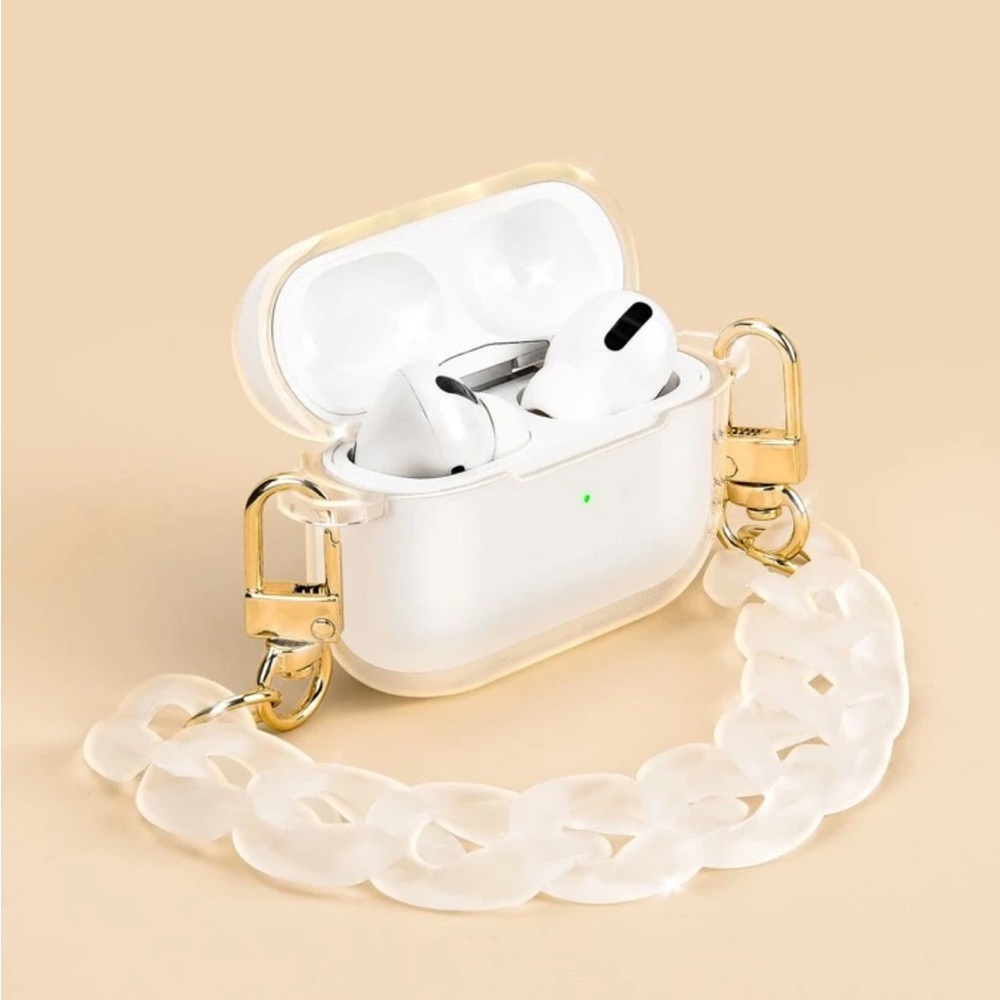 Clear AirPod Pro Case with Chain Strap